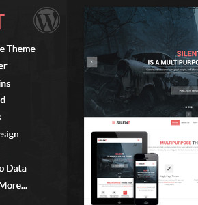 Silent - One Page Multipurpose WordPress Theme
