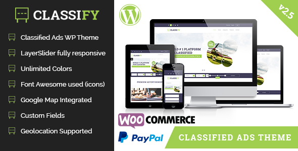 Classify – Classified Ads WordPress Theme