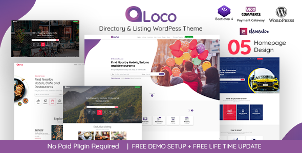 Loco - MultiPurpose Directory Listing WordPress Theme